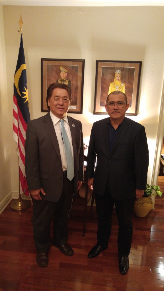 with Deputy Speaker of Malaysian Parliament, Datuk Seri Dr. RONALD KIANDEE