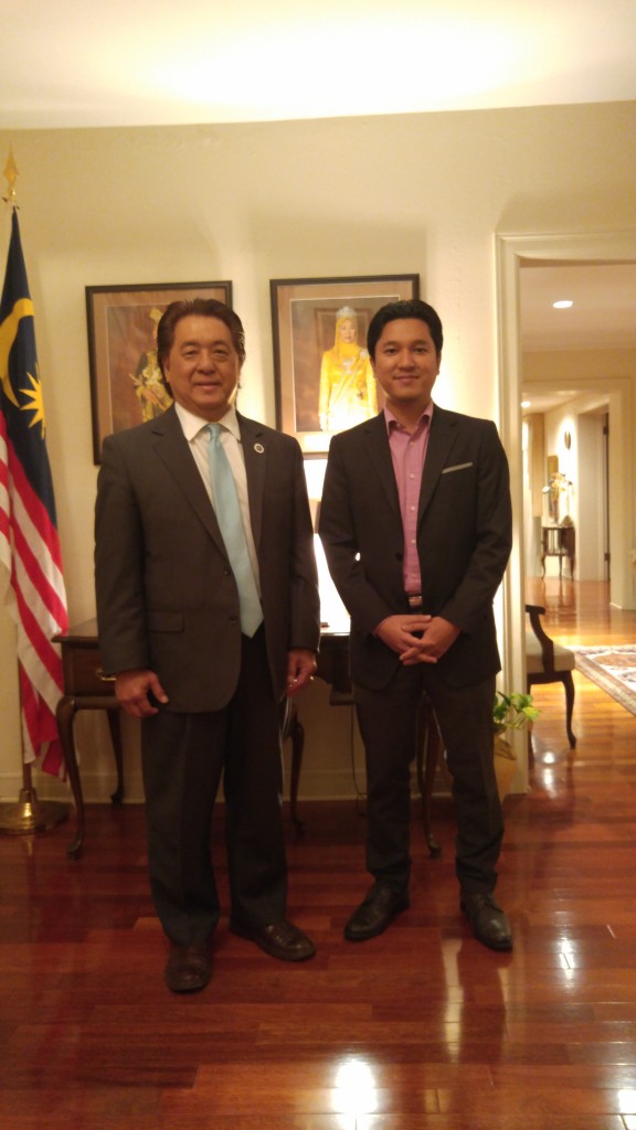 First Secretary of High Commissioner of Malaysia in Canada, Mr. Tengku Zahaslan, May 10 2016